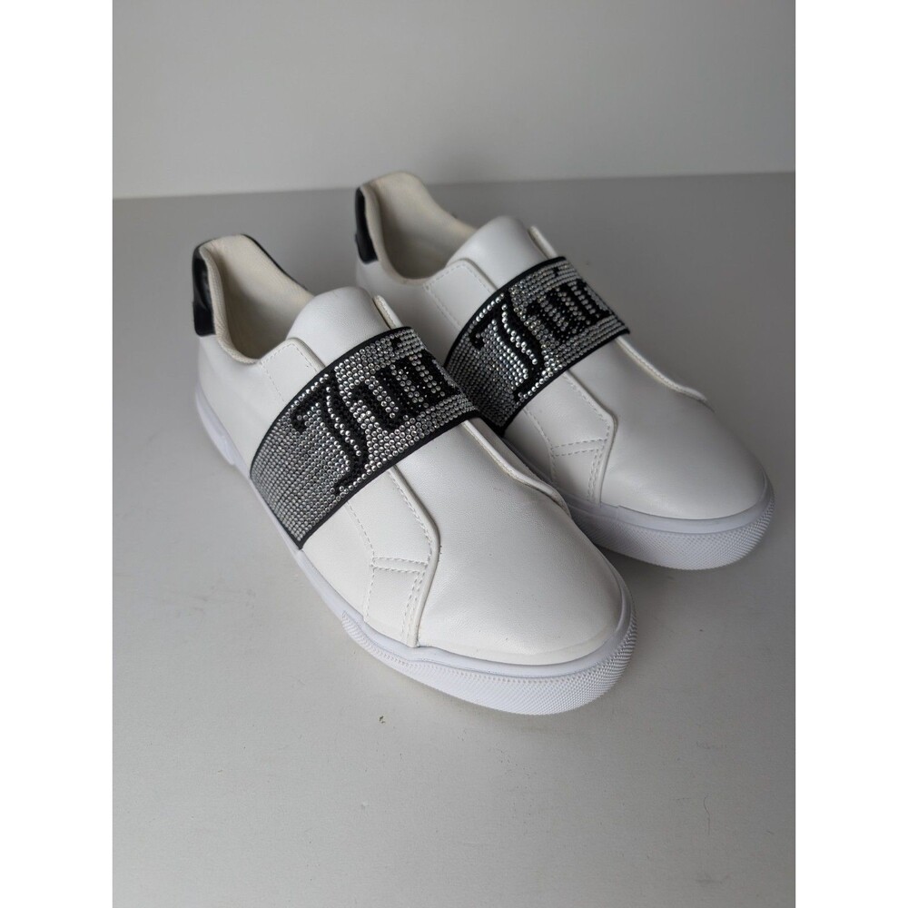 Juicy Couture Sneakers Women's Size 8 Designer JC Cosmic Slip-On Shoe Rhinestone